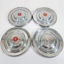  VINTAGE CLASSIC 1960&#39;S Rambler Dog Dish Hubcaps Wheel Covers 10 1/16&quot; SET  - £39.04 GBP