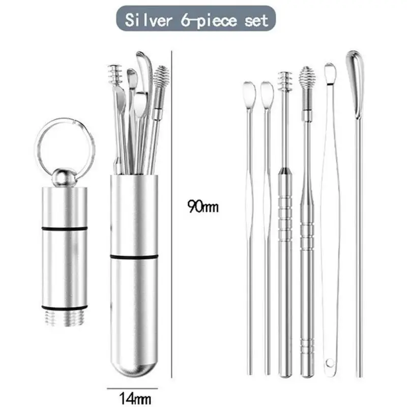 Ear Pick Ear  Removal Earpick Nose Clean Pi  Remover 6Pcs Baby Adults Ea... - $39.41