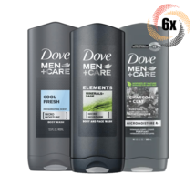 6x Bottles Dove Men + Care Variety Body &amp; Face Wash | 400ml | Mix &amp; Match! - £37.50 GBP