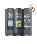 6x Bottles Dove Men + Care Variety Body &amp; Face Wash | 400ml | Mix &amp; Match! - $899.64 MXN