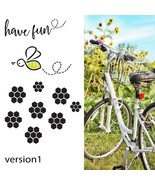 fun decorative stickers for bicycle, bike decals bee and flowers - $14.37 CAD