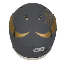 Daunte Culpepper Autographed Minnesota Vikings Mini Slate Speed Helmet Beckett - £93.31 GBP
