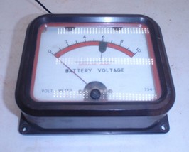 Volt-Meter Gauge Battery Voltage Model 734-10 - £7.81 GBP