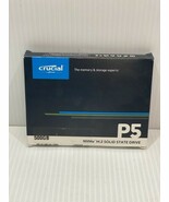 500GB Crucial P5 NVMe PCIe M.2 SSD up to 3400MB/s - CT500P5SSD8 - $91.19 CAD