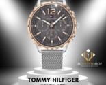 Tommy Hilfiger Herren-Armbanduhr 1791466, Quarz, silberfarbener Edelstah... - £95.83 GBP