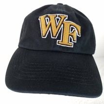 Wake Forest Hat XS Demon Deacons Fitted Baseball Black Gold Recycled Mat... - £11.76 GBP