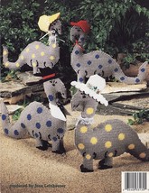 Plastic Canvas Dinosaur Park Saurus Dino Family Glow In The Dark Buddy Patterns - $12.99