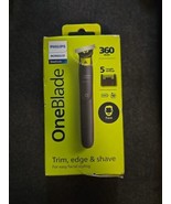 Philips OneBlade Trim, Edge &amp; Shave Face, 5 Length, 360 Blade (N05) - £22.87 GBP