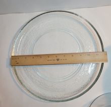 Clear Glass Cheese & Cracker or Dessert Plate & Dome Lid image 7