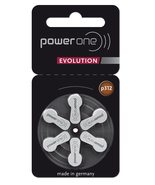 Power One Evolution Size 312 Hearing Aid Batteries, 60 p312 Batteries. L... - €21,44 EUR