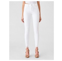 DL1961 Womens 27 White Chrissy Ultra High Rise Skinny Denim Jeans NWT BG67 - £37.59 GBP
