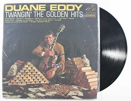 Duane Eddy Signed Autographed &quot;Twangin&#39; the Golden Hits&quot; Record Album - COA Matc - £54.50 GBP