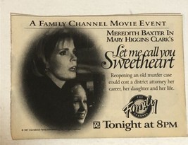 Let Me Call You Sweetheart Vintage Tv Guide Print Ad Meredith Baxter Tpa32 - $5.93