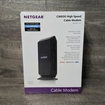 NETGEAR CM600 Cable Modem 24x8 Channel Bonding 960 Mbps DOCSIS 3.0  - £62.89 GBP