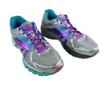 Brooks Adrenaline GTS 17 Silver/Purple Women&#39;s Running Shoes US 11.5 Wide  - $29.69