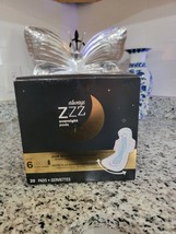 Always ZZZ Overnight Pads Size 6 Flexi-Wings 20 Pads Sealed - $79.19