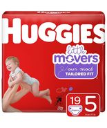 Huggies Little Movers Diapers Step 5 27+ lb 19 Ct Jumbo Pack Size 5 - €19,70 EUR Huggies Little Movers Diapers Step 5 27+ lb 19 Ct Jumbo Pack Size 5 - €19,70 EUR