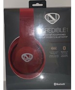 Red Bluetooth Headphones Ncredible1 NEW - £36.96 GBP