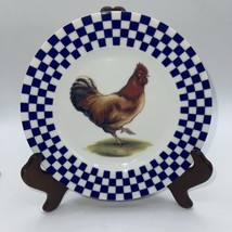 Williams Sonoma Chicken hen Salad Plate Japan blue tail farmhouse 8.25” - £8.88 GBP