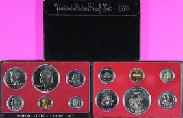 Gem 1974 S Clad Proof Set Eisenhower Ike  Original Mint Box 6 Coins Total - £14.47 GBP