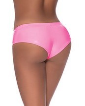 Hard Candy Low Rise Split Crotch Wet Look Boy Short Panty - £14.25 GBP