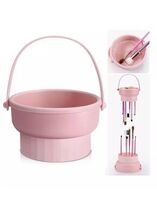 Makeup Brush Cleaner Mat 3 in 1 Silicone Makeup Brush Cleaner Bowl Cosme... - $14.00