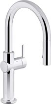 Kohler 22974-CP Crue Touchless Pull Down Kitchen Faucet - Polished Chrome - £276.47 GBP