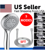 High Pressure Shower Head 5 Settings Handheld Shower Heads Spray With 5 ... - €10,94 EUR
