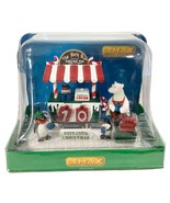 LEMAX Days Until Christmas Cocoa Cart with Polar Bear &amp; Penguins - £26.98 GBP