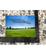 BIBLE VERSE SCRIPTURE &quot;THE LORD IS MY SHEPHERD...&quot;  Quote PHOTO 8.5X11 - $162.55 MXN