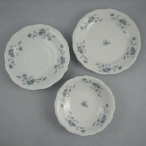 Johann Haviland Traditions Fine China Blue Garland Dessert Bowl Plate Saucer - £7.03 GBP