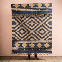 Wool Jute Kilim Runner Rugs Custom Nordic Navajo Bohemian Hallway Vintage Rug - £51.42 GBP+