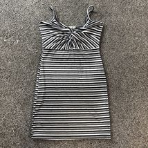 Heart and Hips Sleeveless Ribed Bodycon Midi Dress Striped Women’s Large... - €9,42 EUR
