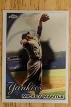 2010 Topps Chrome New York Yankees Baseball Card #7 Mickey Mantle Base Set - £3.93 GBP