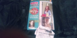 Magic Mesh Hands-Free Screen Door magnets AS SEEN ON TV KEEP BUGS OUT - £15.64 GBP