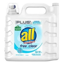 All Free &amp; Clear Plus+ HE Liquid Laundry Detergent, 158 loads, 237 fl oz - $69.00