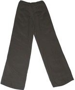 NWT DANA BUCHMAN Silk dress pants slacks trousers XS career designer Cocoa - £48.06 GBP
