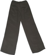 NWT DANA BUCHMAN Silk dress pants slacks trousers XS career designer Cocoa - $82.21 CAD