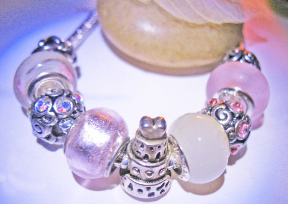 Primary image for Haunted BRACELET FAIRY TALE WEDDING MAGICK 925 CAKE MURANO WITCH Cassia4 