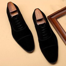 mens formal shoes leather Oxford  shoes for men italian dress shoes wedding shoe - £132.47 GBP