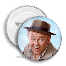 Archie Bunker BUTTON Pin Pinback Buttons Badge Christmas Gift Collectible - $2.99