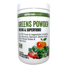 Nutrition Works Greens Superfood Powder Drink Mix 9.88oz Berry Flavor Sugar Free - £23.94 GBP