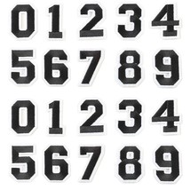 2 Sets Number Patches Set Number Appliques 0-9 Iron On Stickers Sew On Decals Ir - £14.14 GBP