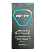 Rhinomed Pronto Clear Rechargeable Vapor Inhaler - Medium - $245.29 MXN