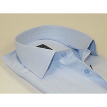Men's Shirt, Hankie CASILA Turkey Cotton Blend 502020-10 Blue Herringbone image 2
