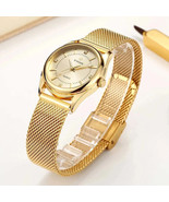 WWOOR Womens Elegant Gold Quartz Watch with Diamonds - $75.33 CAD