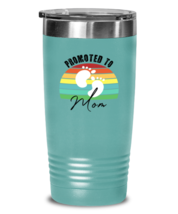 Mom Tumbler Promoted To Mom Teal-T-20oz  - £24.08 GBP