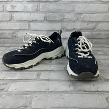 Skechers D&#39;lites Womens Sz 6.5 Shoes Blue Air Cooled Memory Foam 11936 S... - $28.34