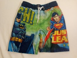Boy&#39;s Justice League Swimwear/ Trunks DC Comics Batman, Superman, Flash ... - £5.43 GBP
