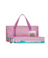 C&amp;H Solutions American Mahjong Set,Mahjong Tiles Set,Purple Pink PU Carr... - $100.60 CAD